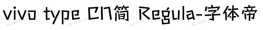 vivo type CN简 Regula字体转换
